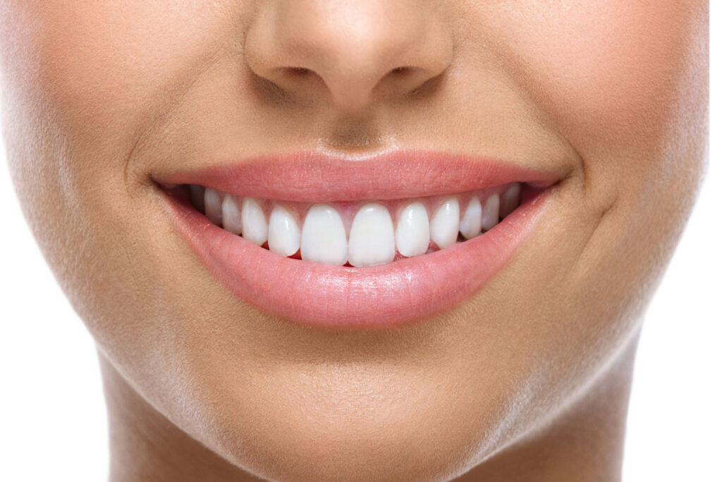 Healthy white smile